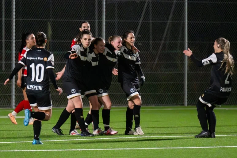 Divisione della posta in palio per l'FC Lugano Femminile